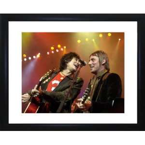 Ronnie Wood And Paul Weller Framed Photo
