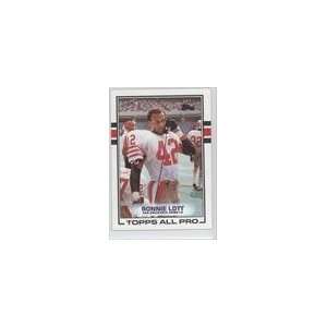  1989 Topps #9   Ronnie Lott: Sports Collectibles