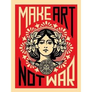 Shepard Fairey   Make Art Not War
