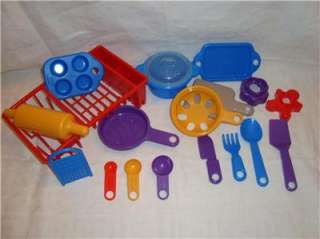 Vintage Little Tikes Play Kitchen Dishes for Food  