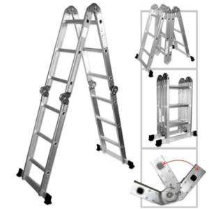 Multi Purpose Aluminum Folding Step Ladder 12.5ft tools  