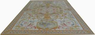 12x18 Oversize Wool French Aubusson Flat Weave Rug~Brand New~Free 
