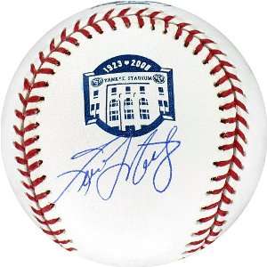 Tino Martinez Autographed Ball   Yankee Stadium Commemorative