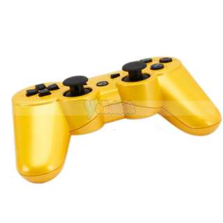 Hot Yellow Bluetooth Wireless Game Controller Sony PS3  