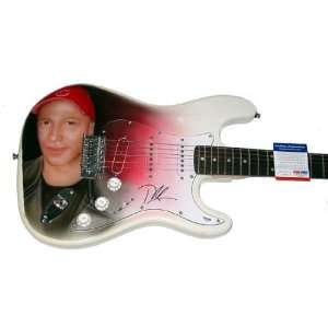 Tom Morello Autographed Signed Airbrush Guitar & Proof PSA DNA