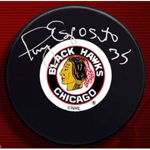  Autographed Tony Esposito Hockey Puck