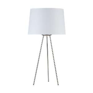  Lights Up Weegee Medium Table Lamp   shade white linen 