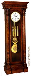 Sligh Carthage Oak Grandfather Clock 932 2 AB Brand New  