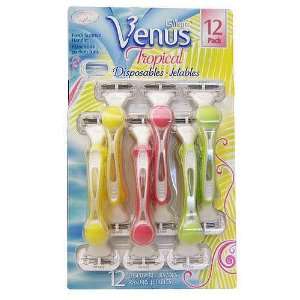  Venus Tropicals Disposable Razors   12 ct. Health 