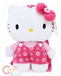 Sanrio Hello Kitty Plush Doll Backpack/Bag 16 Flowers  