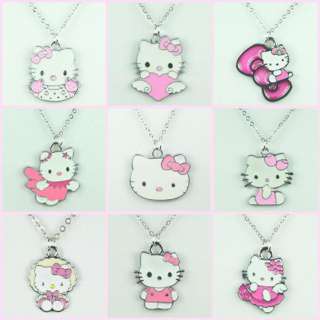   Hellokitty Pendants Necklaces for Girls Birthday Party Gifts  