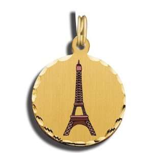  Eiffel Tower Charm   Sterling Silver (19MM) Jewelry
