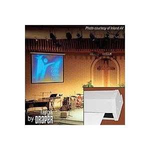 Targa, NTSC Format Electric Wall or Ceiling Mounted Projection Screen 