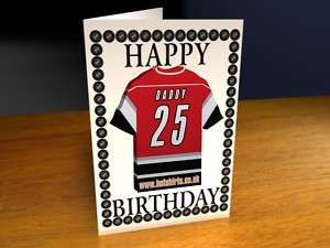 CAROLINA HURRICANES   NHL   FRIDGE MAGNET BIRTHDAY CARD  