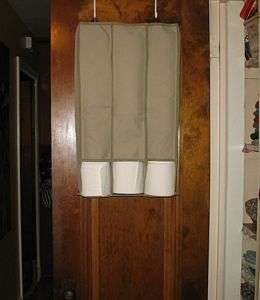 Hanging Bathroom Roll Toilet Tissue Paper Dispenser  