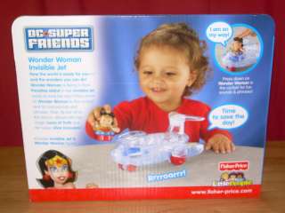 NIB Fisher Price Little People DC Super Friends WONDER WOMAN INVISIBLE 