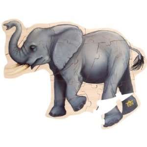  Elephant Wooden Floor Puzzle (15 pcs) Toys & Games