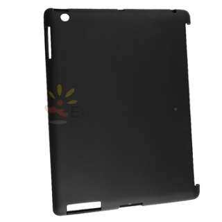 Black Smart TPU Rubber Skin Case Cover For iPad 2 16GB 32 64GB  
