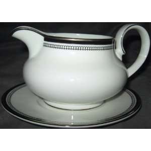    Royal Doulton Sarabande Gravy Boat with Underplate 