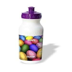   Green Pink Yellow Purple Easter Eggs   Water Bottles Sports