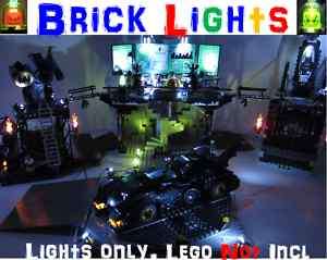 Lego BRICK LIGHTS Batman Batcave Freeze invasion 7785  