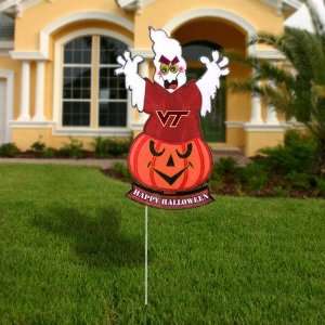  Virginia Tech Hokies Halloween Light Up Ghost Figurine 