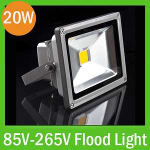   85 265V 20W Warm White LED Flood Light Lighting Fixtures Outside Lamp