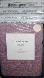 Liz Claiborne Lavender Embossed Floral KING Sheet Set~