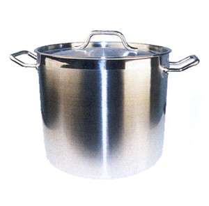 Winware Stainless Steel Stock Pot with Cover 20 Quart 811642000040 