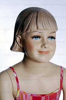 mannequins standing female child girl mannequin model ray 1 pedestal