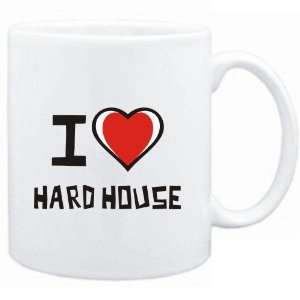  Mug White I love Hard House  Music