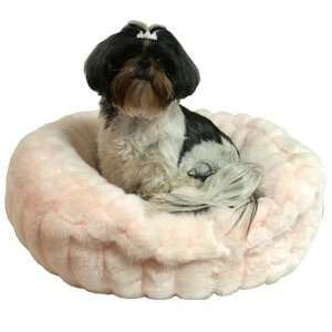  Faux Pink Mink Luxury Pet Bed  Size 17 INCH