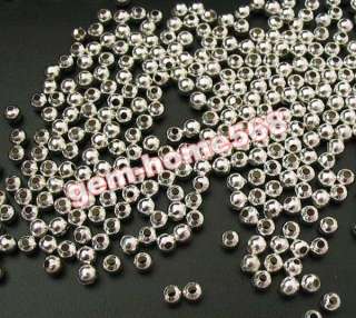 400 Silver Plated Spacer Beads Findings 4.2mm SA030  