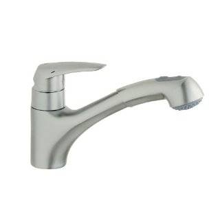   Dual Spray Pull Out Kitchen Faucet, Infinity SuperSteel Finish