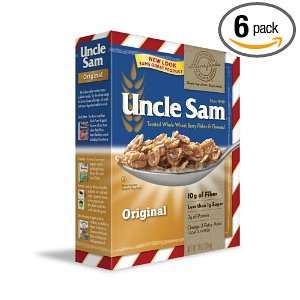Uncle Sam Toasted Whole Wheat Berry Flakes & Flaxseed Original Cereal 