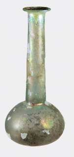 Roman iridescent glass flask  