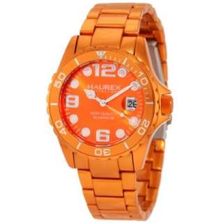 Haurex Italy Womens 7K374DOO Ink Orange Aluminum Watch   designer 