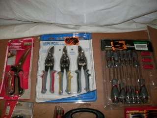 WHOLESALE LOT OF NAMEBRAND ASSORTED HAND TOOLS  