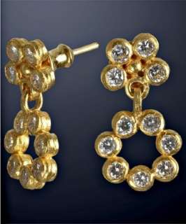 Cartier 18k gold Trinity hoop earrings  