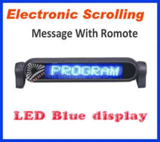 Brand New LED Blue Electronic Scrolling Message System With Remote 