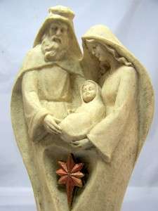 Church Nativity Gift LOT 6 Stone Works Nativity Holy Family Set Statue 