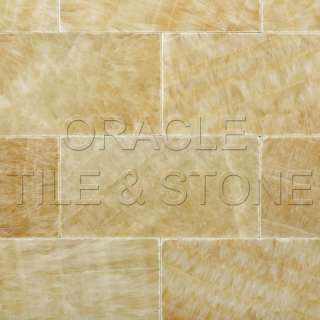 Honey Onyx Polished Premium Brick / Subway Tile  