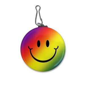   Clam Rainbow Smiley Face Funny 2.25 Inch Clip Tag: Everything Else