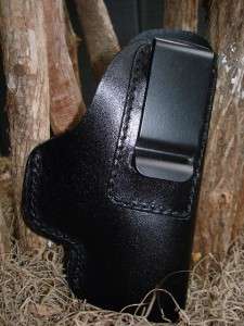   BLACK LEATHER RIGHT HAND INSIDE PANTS ITP COMBAT GRIP HOLSTER  