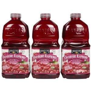  Langers Raspberry Cranberry Juice, 64 oz, 3 Pack   3 pk 