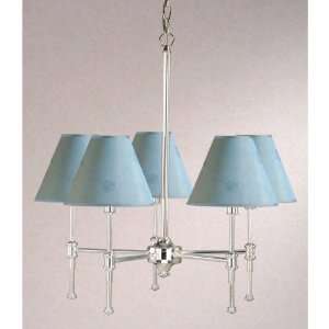 Laura Ashley SLE36107 HST050 State Street Silver Chandelier and Shade
