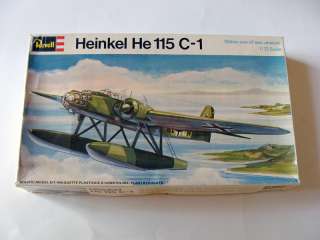 Vintage REVELL H 241 KIT 1/72 Heinkel He 115 C 1  