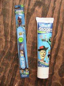 Toy Story Oral B Stages Toothpaste & Soft Toothbrush  