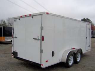 7x14 plus 2ft v 16ft inside enclosed bike cargo motorcycle atv trailer 