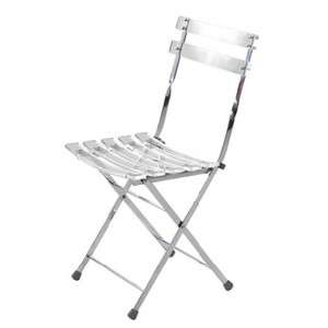   Set of 4 Clear Acrylic Folding Chair Outdoor Modern Chair New  